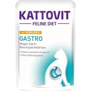 Kattovit gastro kurczak ryż 85g kot układ pokarmowy