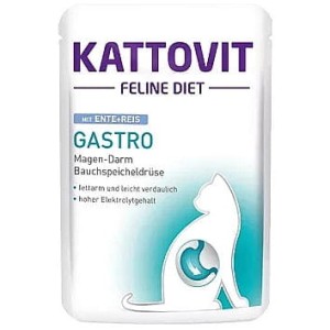 Kattovit gastro kaczka ryż 85g kot układ pokarmowy