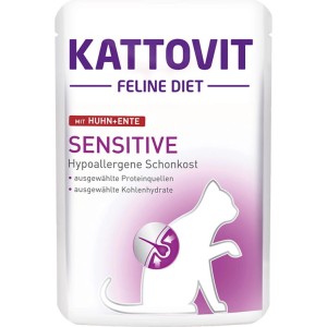 Kattovit sensitive kurczak i kaczka dla kota 85g