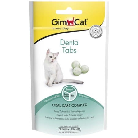Przysmak dla kota na zęby 40g Gimcat denta tabs
