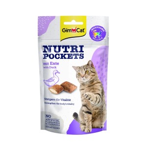 Przysmak dla kota z kaczką witaminy 60g Gimcat