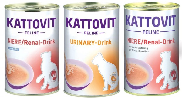 Kattovit drink mix smaków 3x135ml pokarm dla kota