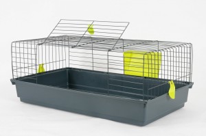 Klatka dla gryzonia królika chomika 100cm seledynowa