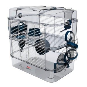 Klatka dla gryzonia chomika myszy RODY3 DUO niebieska