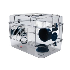 Klatka dla gryzonia chomika myszy RODY3 SOLO niebieska