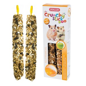 Kolba pokarm chomik gryzoń Crunchy Stick 115g jabłko/jajko