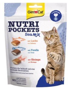 Przysmak dla kota sea mix łosoś 150g Gimcat
