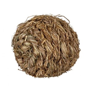 Piłka z trawy z dzwonkiem dla gryzoni 10cm TRIXIE