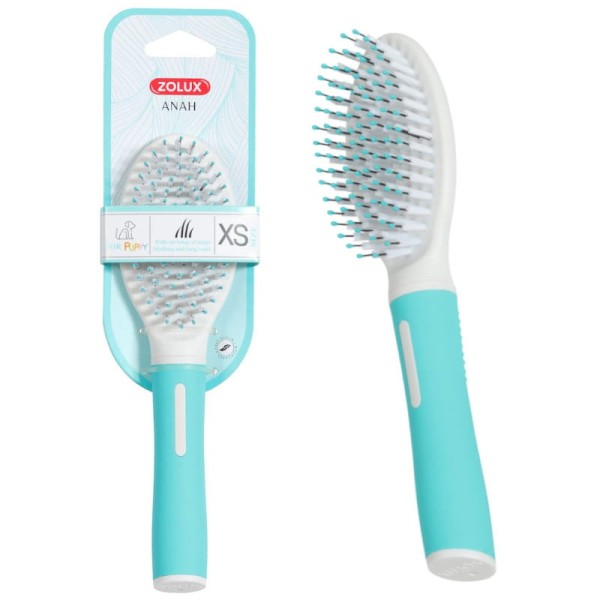 Szczotka z podwójnym włosiem dla szczeniąt ZOLUX