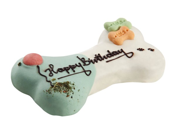 Tort dla psa Happy Birthday mięsno-warzywny 250g