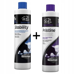 Seachem Stability Pristine bakterie odmulacz 2x325ml