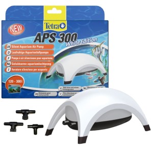 Biały napowietrzacz Tetra APS-300 akwarium 120-300l