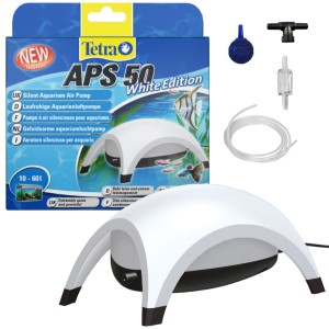 Biały napowietrzacz Tetra APS-50 akwarium zestaw