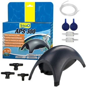 Czarny napowietrzacz Tetra APS-300 akwarium zestaw