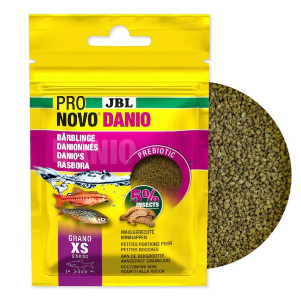 JBL PRONOVO Danio pokarm dla ryb danio/brzanek 20g