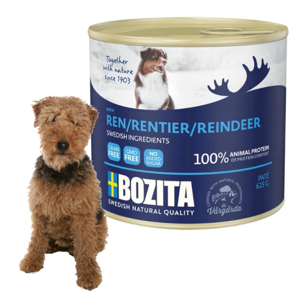Karma BOZITA dla psa z reniferem puszka 625g