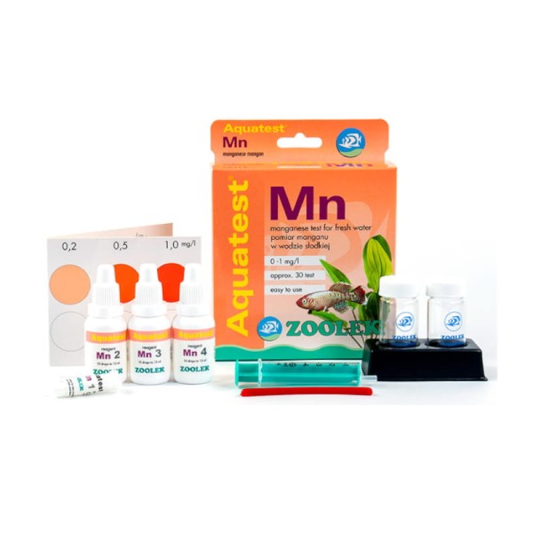Zoolek Aqua Test Mn mangan 30 pomiarów
