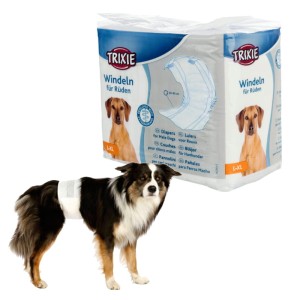 Pampersy pieluchy dla psów L-XL 60-80 12szt