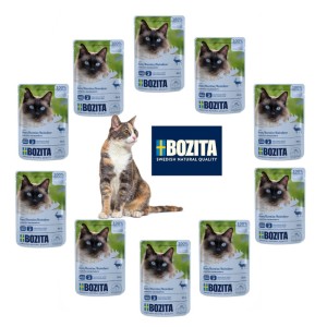BOZITA saszetka kawałki w sosie z reniferem 10x85g