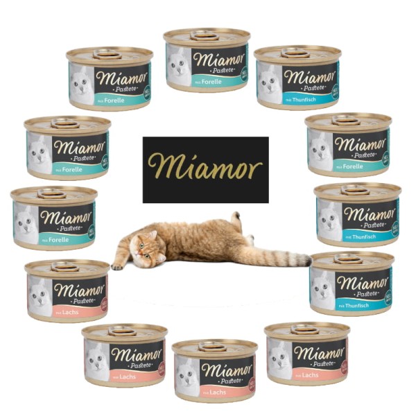 Miamor pastete 12x85 mokra karma dla kota RYBY
