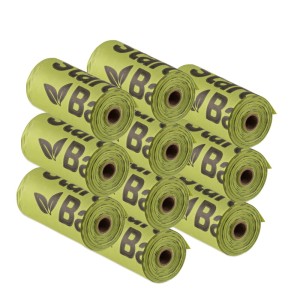 Kompostowalne worki na psie odchody 150 szt zielone