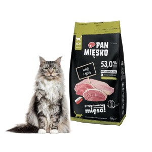 Karma dla kota INDYK z gęsiną 1,6kg PAN MIĘSKO
