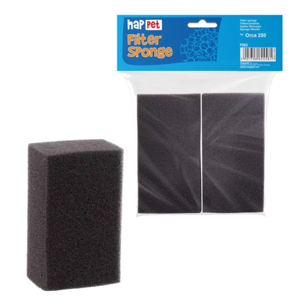 Gąbka wkład gąbkowy do filtra ORCA 250 Happet 2szt