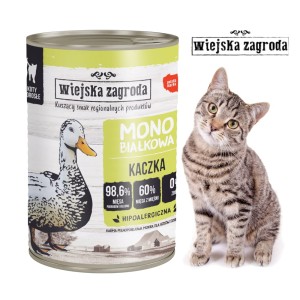 Karma dla kota KACZKA MONO Wiejska Zagroda 400g 