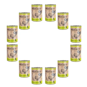 Karma mokra dla psa kaczka gruszka 12x800g Wiejska Zagroda