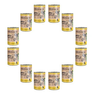 Karma mokra dla psa indyk jagnię 12x800g Wiejska Zagroda