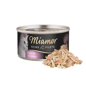 Miamor karma mokra dla kota KURCZAK z szynką 100g