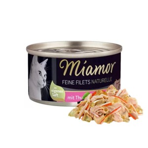 Miamor karma dla kota filet TUŃCZYK z krabami 80g