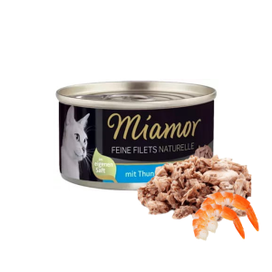 Miamor mokra dla kota filet TUŃCZYK z krewetkami 80g