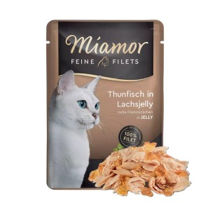 Miamor karma dla kota filet TUŃCZYK z łososiem 100g
