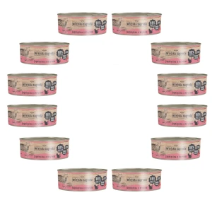 Karma dla kota indyk łosoś 12x85g Wiejska Zagroda