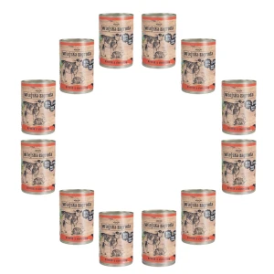Karma dla kociąt królik cielęcina 12x400g Wiejska Zagroda