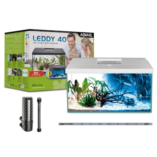 Zestaw akwariowy Leddy Day&Night 2.0 40 biały PAP