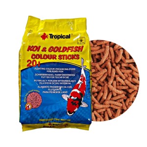Tropical koi & goldfish colour sticks 20l/1600g
