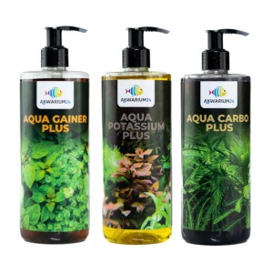 Nawozy do akwarium Gainer Carbo Potas zestaw 3x500ml