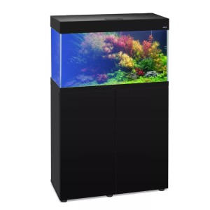 Aquael Opti Set czarny 125l 81x36x51cm akwarium z szafką D&N 2x14W