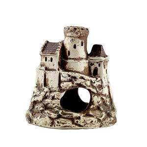Aqua nova zamek ruiny zamku 9,5x9x6cm n-30008