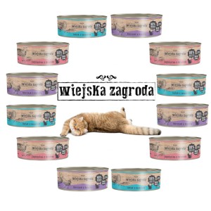 Karma dla kota MIX 12x85g Wiejska Zagroda