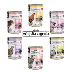 Karma dla kota MONO MIX 6x400g Wiejska Zagroda