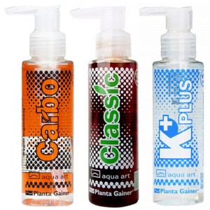 ZESTAW NAWOZÓW 3x100ml Węgiel Potas Classic AQUA ART