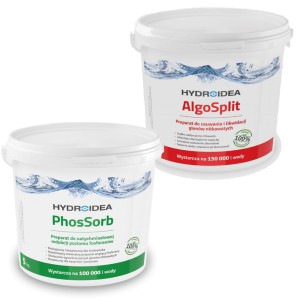 Hydroidea PhosSorb + AlgoSplit Usuwa Glony 2x5kg