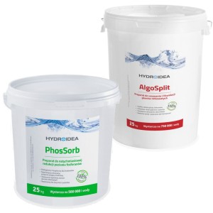 Hydroidea PhosSorb + AlgoSplit Usuwa Glony 2x25kg