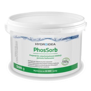 Hydroidea PhosSorb 500g Wiąże Fosforany Usuwa Glony