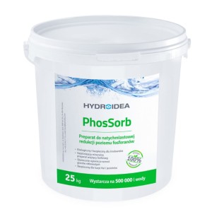 Hydroidea PhosSorb 25kg Wiąże Fosforany Usuwa Glony