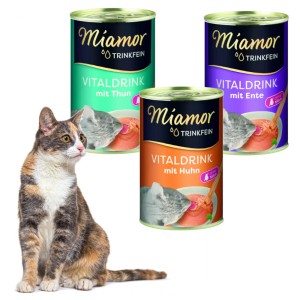 Napój kota miamor vitaldrink mix smaków 3x135ml