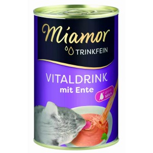 Vitaldrink z kaczką dla kotów miamor 135ml